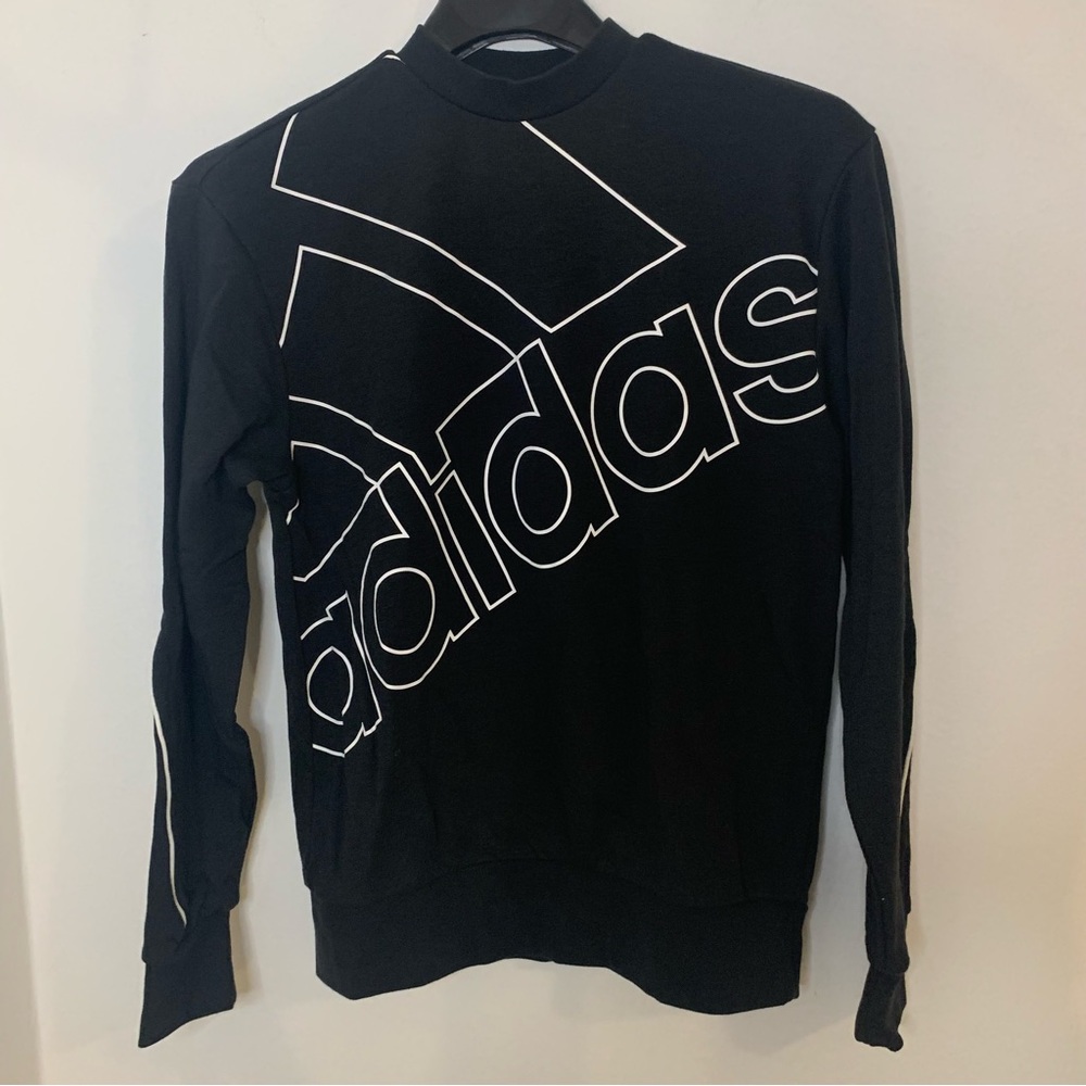 Adidas men giant logo sweatshirt